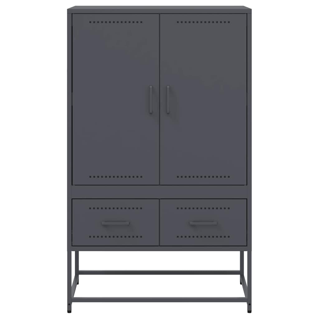skab 68x39x111,5 cm stål antracitgrå