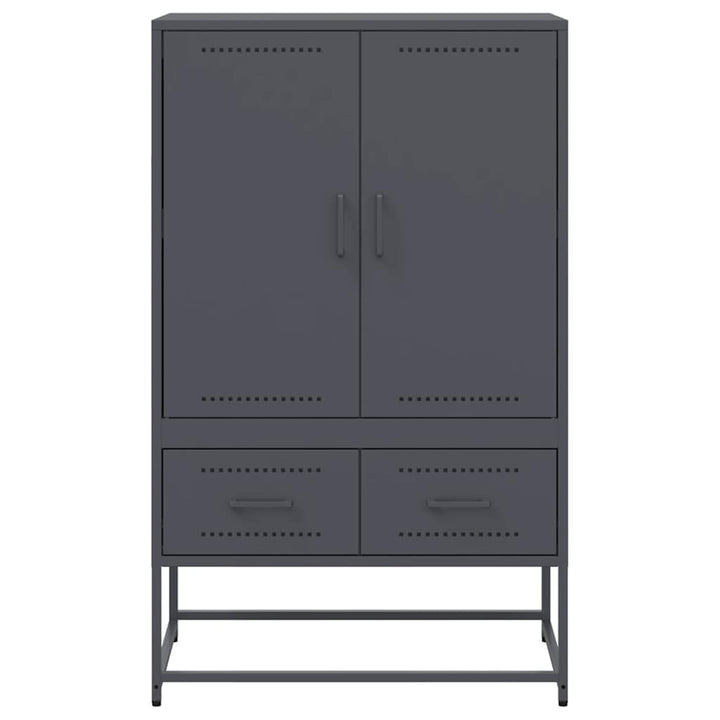 skab 68x39x111,5 cm stål antracitgrå