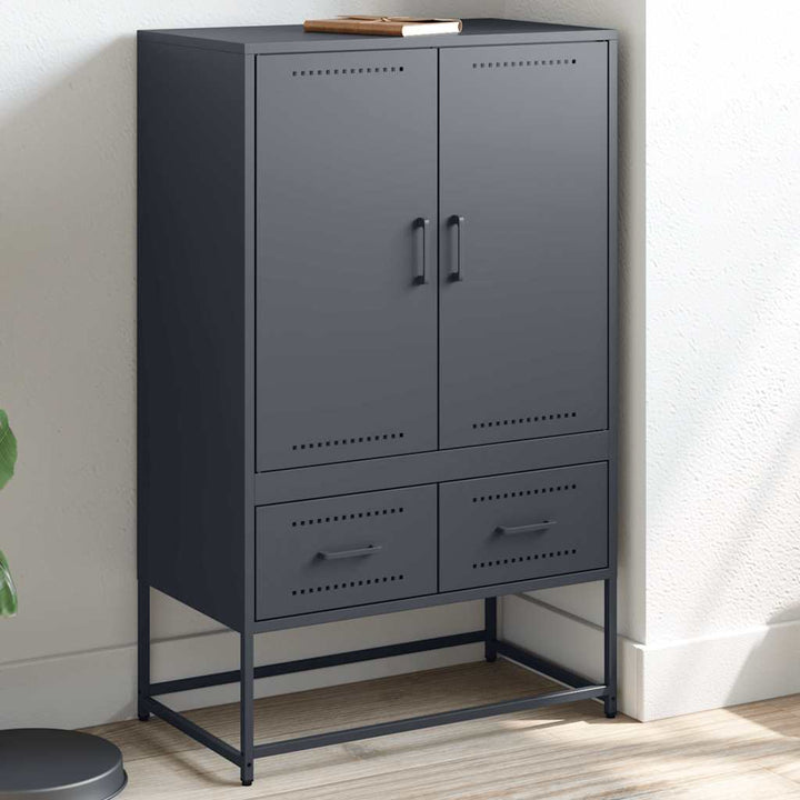 skab 68x39x111,5 cm stål antracitgrå