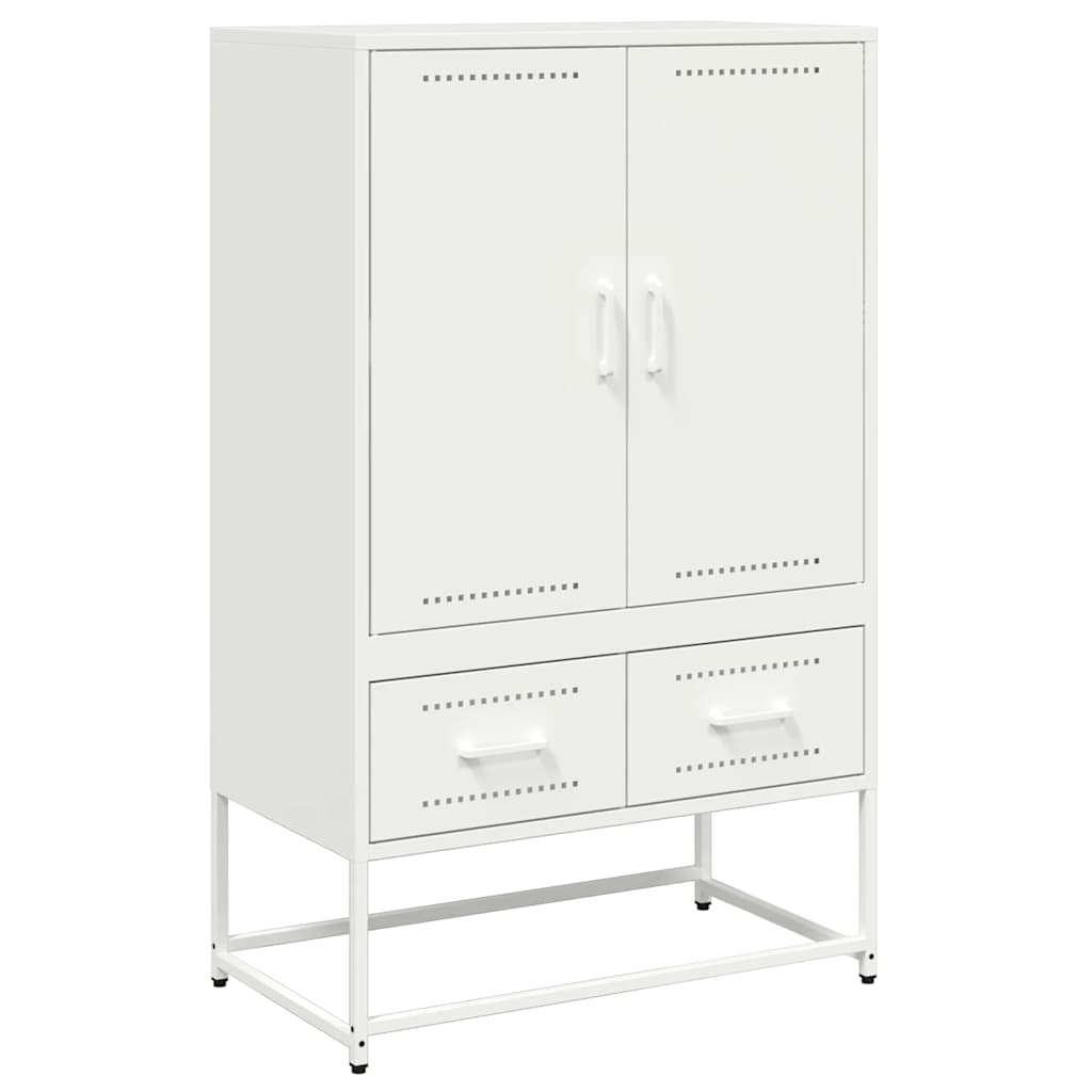 skab 68x39x111,5 cm stål hvid