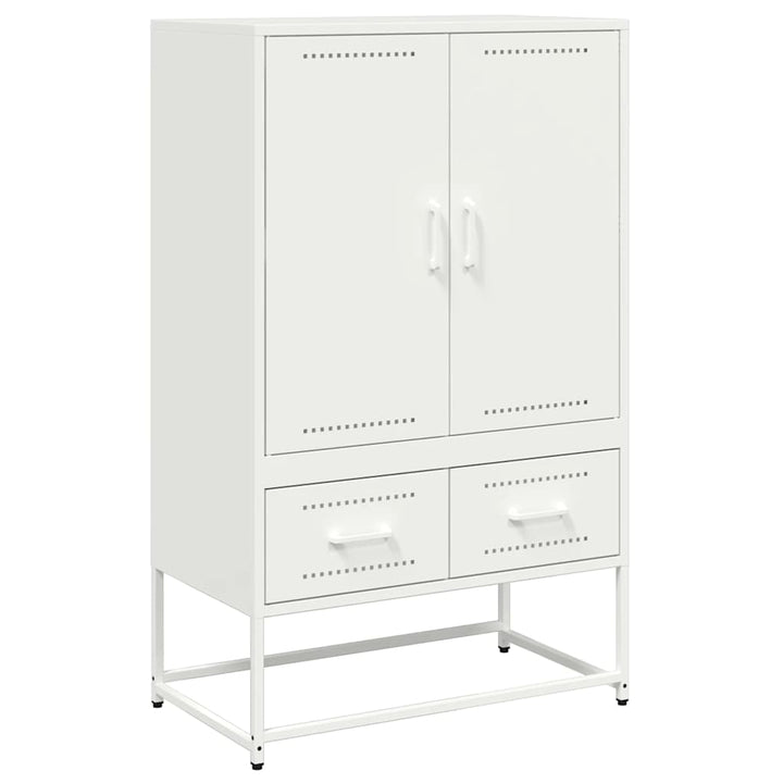 skab 68x39x111,5 cm stål hvid