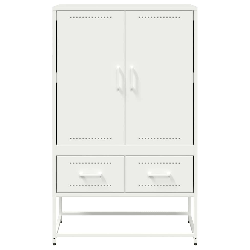 skab 68x39x111,5 cm stål hvid