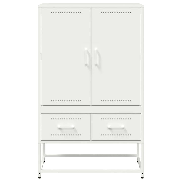 skab 68x39x111,5 cm stål hvid