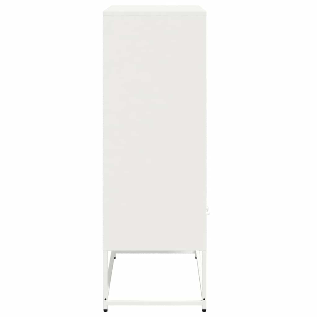 skab 68x39x111,5 cm stål hvid