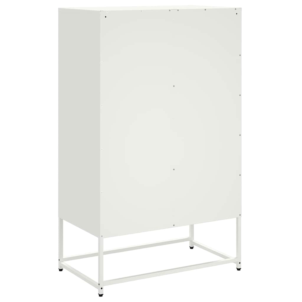 skab 68x39x111,5 cm stål hvid
