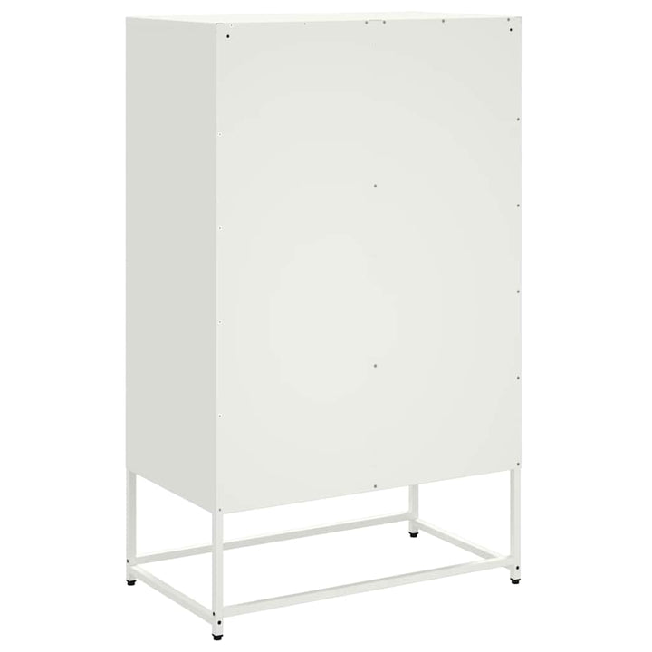 skab 68x39x111,5 cm stål hvid