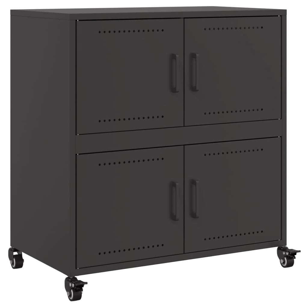skab 68x39x72 cm stål sort