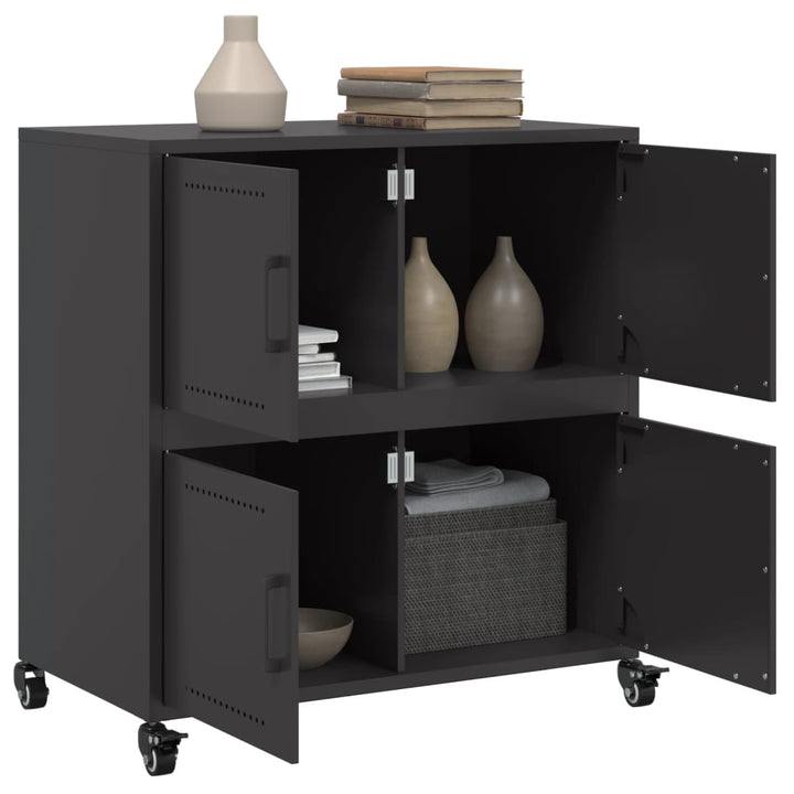 skab 68x39x72 cm stål sort