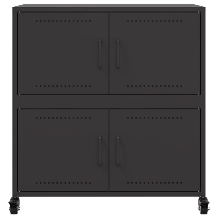 skab 68x39x72 cm stål sort