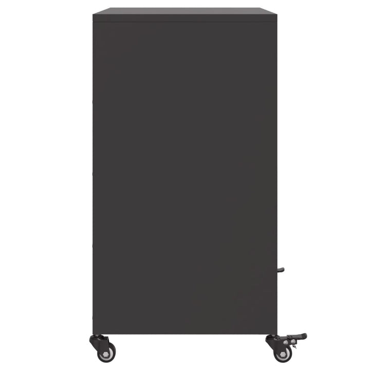 skab 68x39x72 cm stål sort