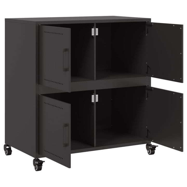 skab 68x39x72 cm stål sort
