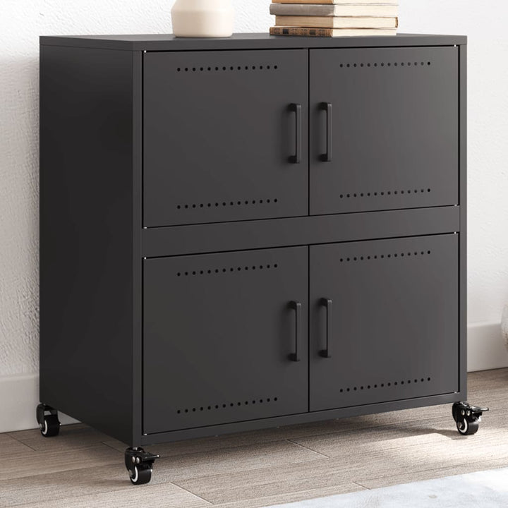 skab 68x39x72 cm stål sort