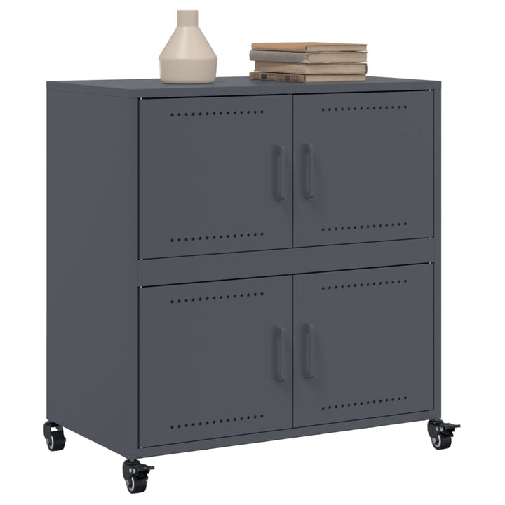 skab 68x39x72 cm stål antracitgrå