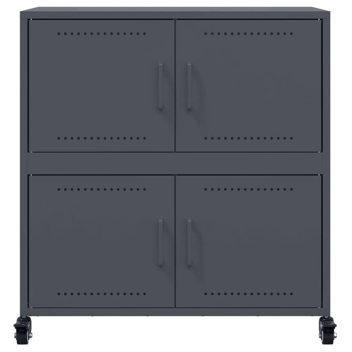 skab 68x39x72 cm stål antracitgrå