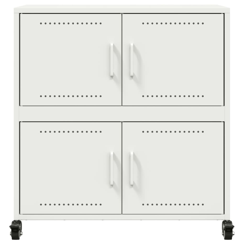 skab 68x39x72 cm stål hvid