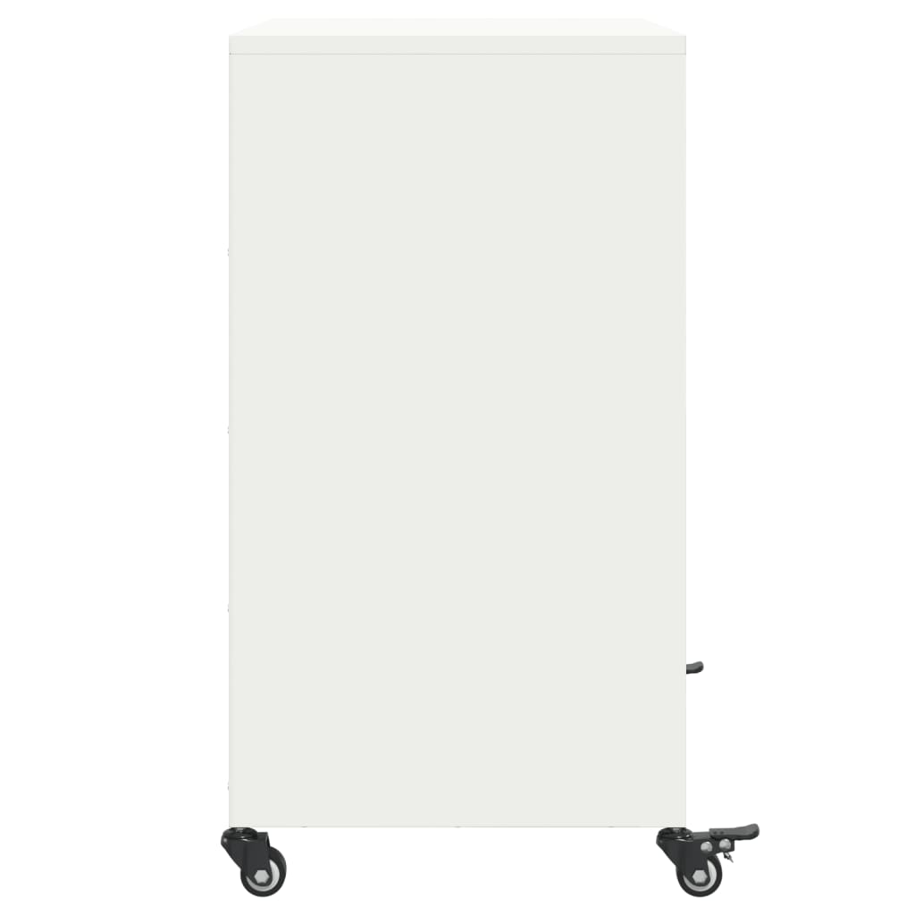 skab 68x39x72 cm stål hvid