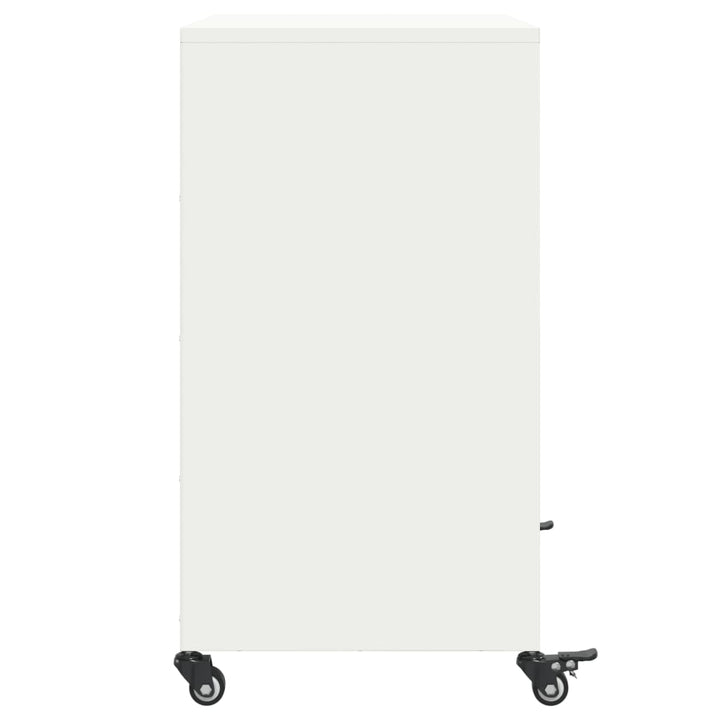 skab 68x39x72 cm stål hvid