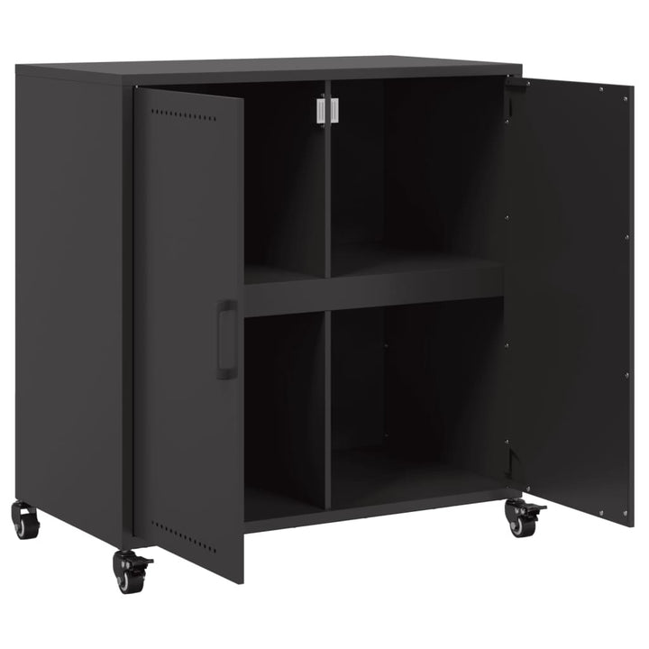 skab 68x39x72 cm stål sort