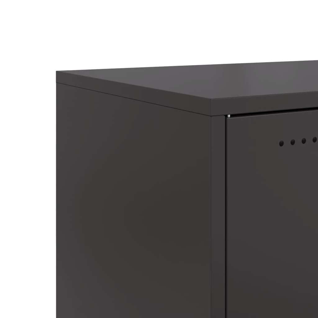 skab 68x39x72 cm stål sort