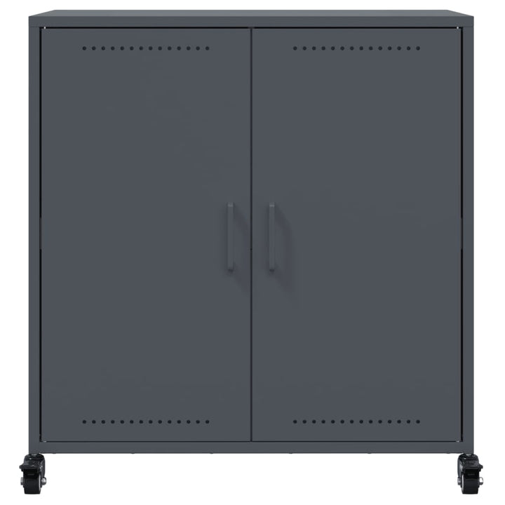 skab 68x39x72 cm stål antracitgrå