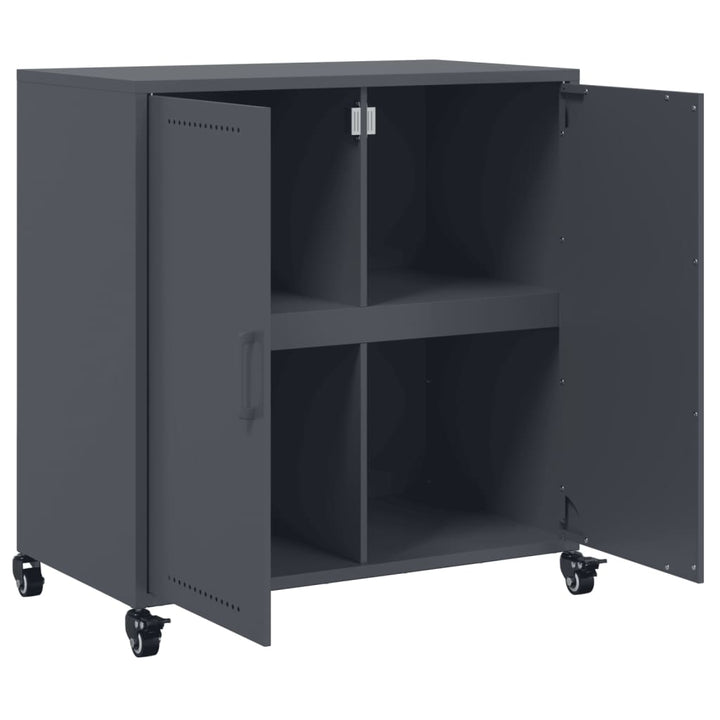 skab 68x39x72 cm stål antracitgrå