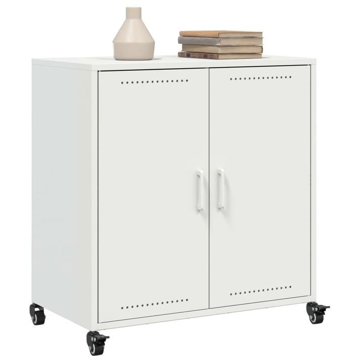 skab 68x39x72 cm stål hvid