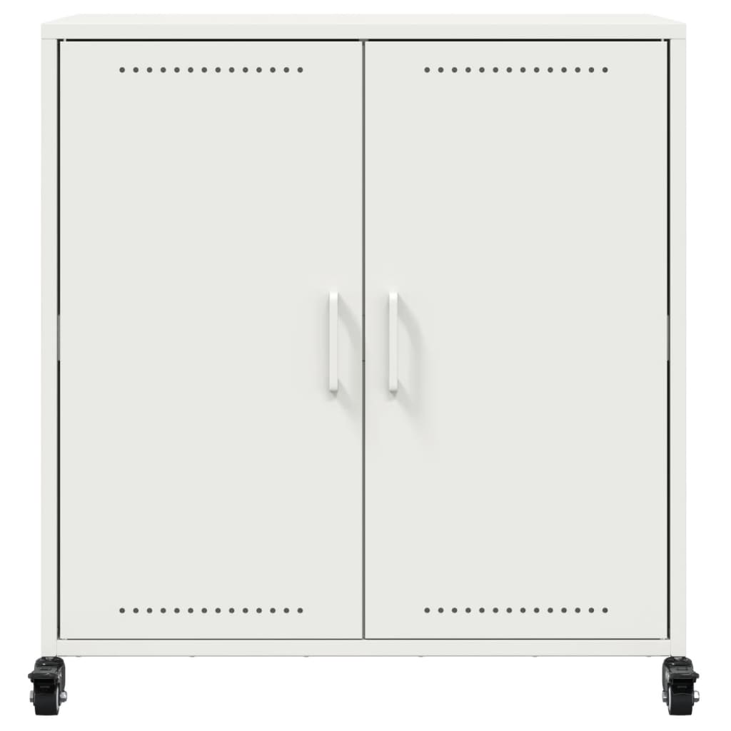 skab 68x39x72 cm stål hvid