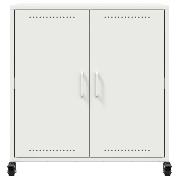 skab 68x39x72 cm stål hvid