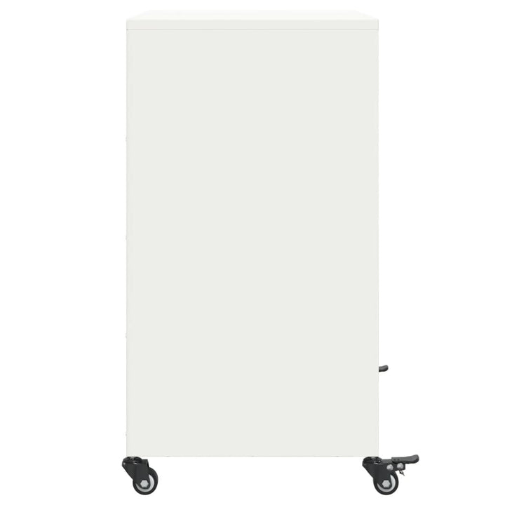 skab 68x39x72 cm stål hvid