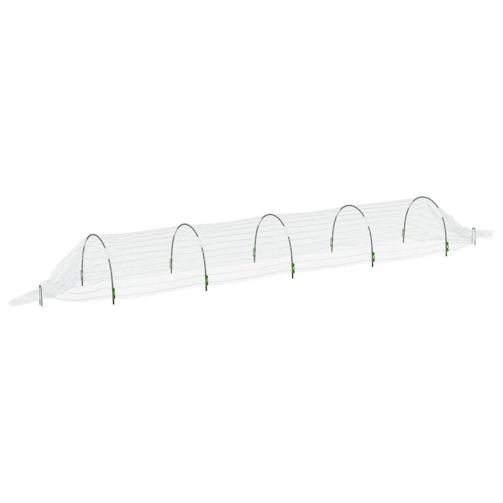 væksttunneller 3 stk. 1,5x5 m glasfiber og PP
