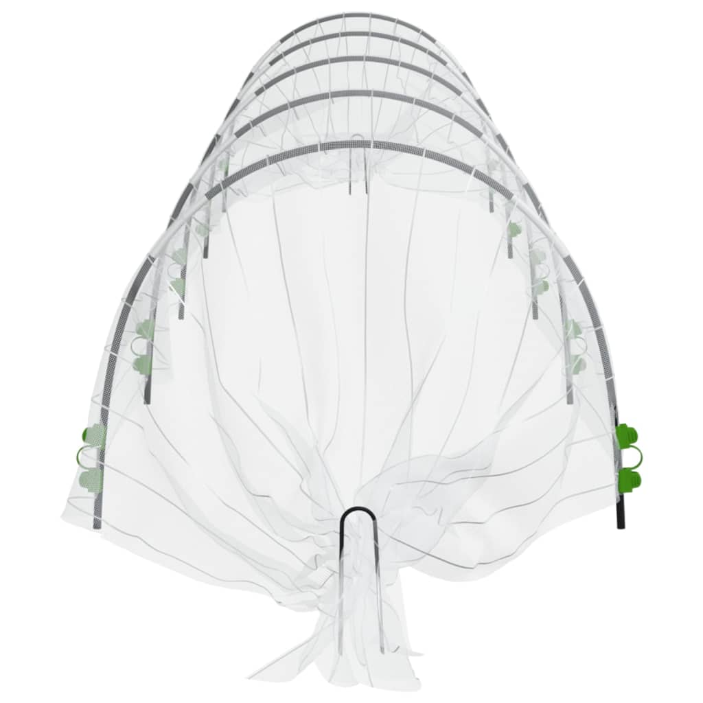 væksttunneller 3 stk. 1,5x5 m glasfiber og PP
