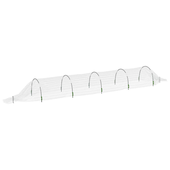 væksttunneller 3 stk. 1,5x5 m glasfiber og PP