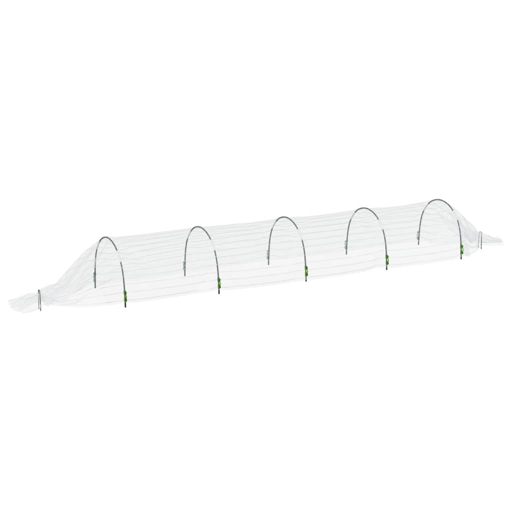 væksttunneller 4 stk. 1,5x5 m glasfiber og PP