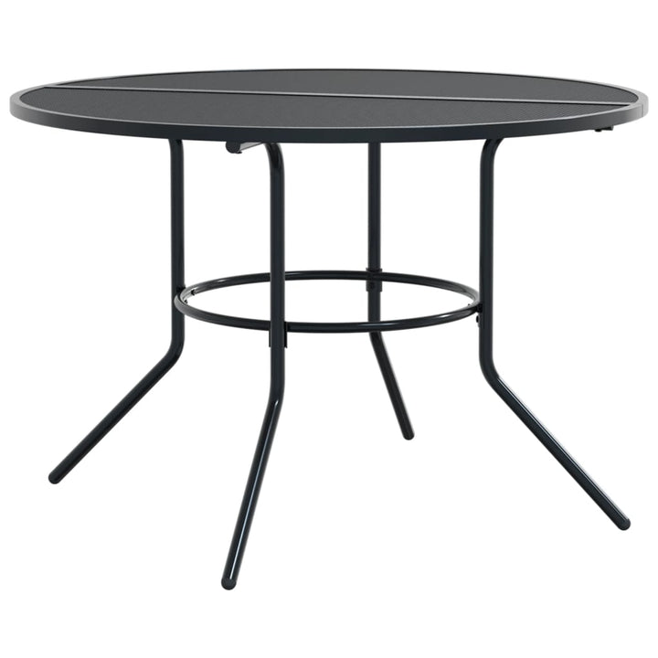 terrassebord Ø110x72,5 cm pulverlakeret stål antracitgrå