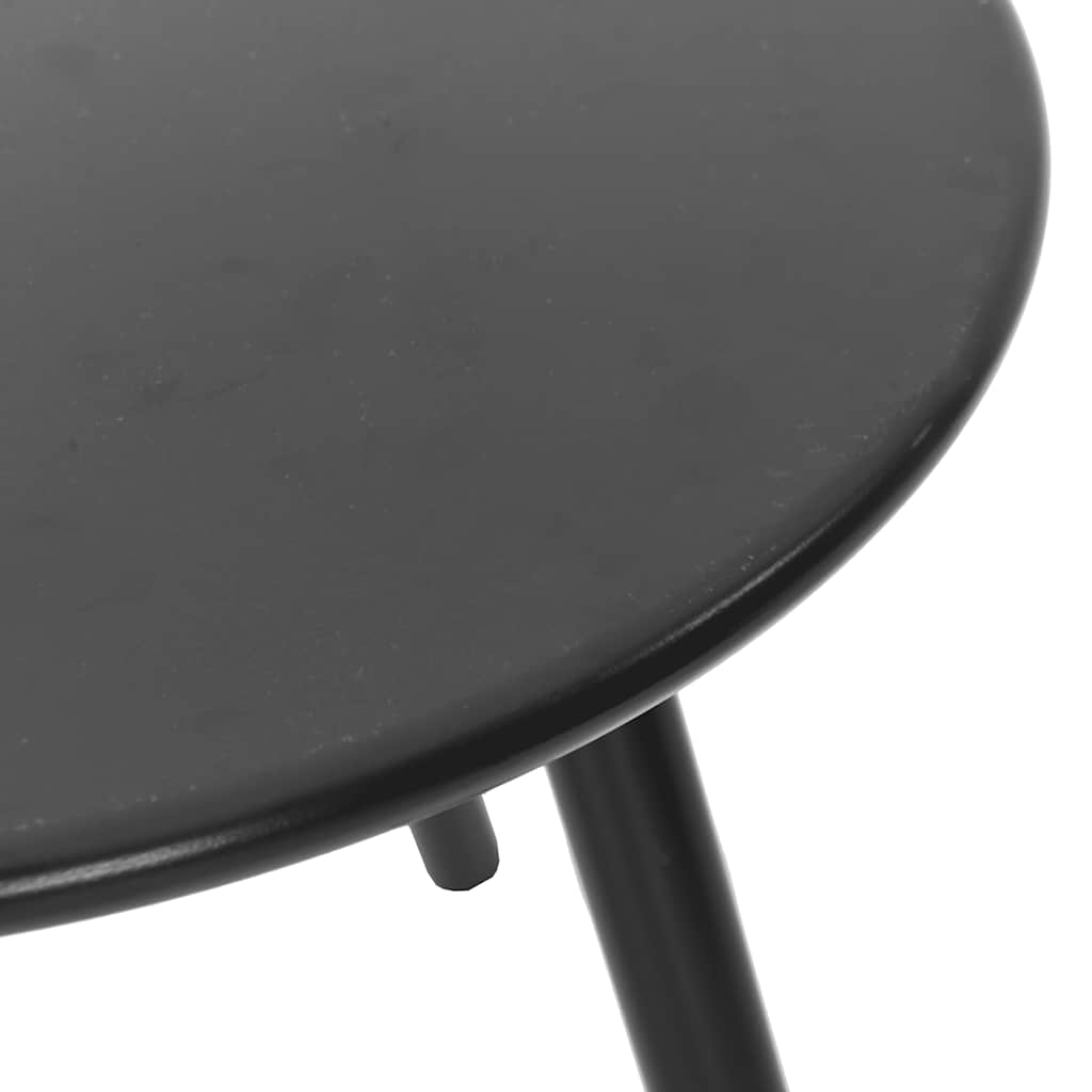 havestolssæt 3 stk. polyrattan sort og lysegrå
