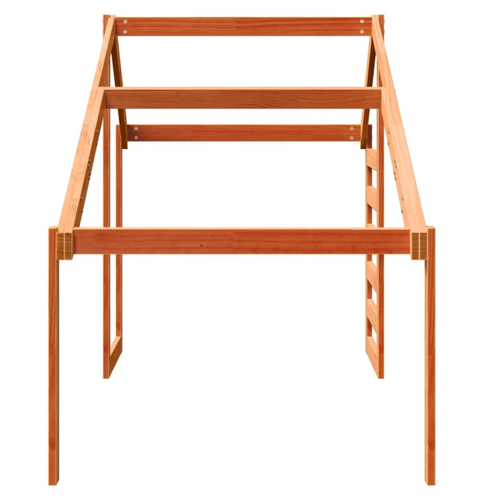 stel til husseng 198x87x113 cm massivt fyrretræ gyldenbrun