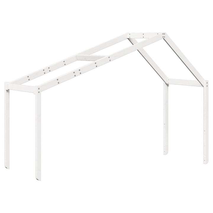 stel til husseng 213x95,5x144,5 cm massivt fyrretræ hvid