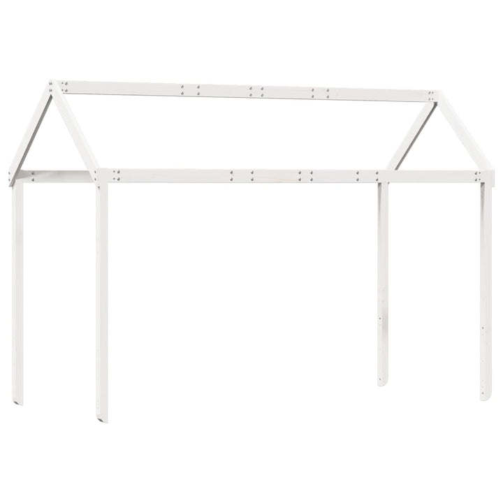 stel til husseng 207x95,5x159 cm massivt fyrretræ hvid
