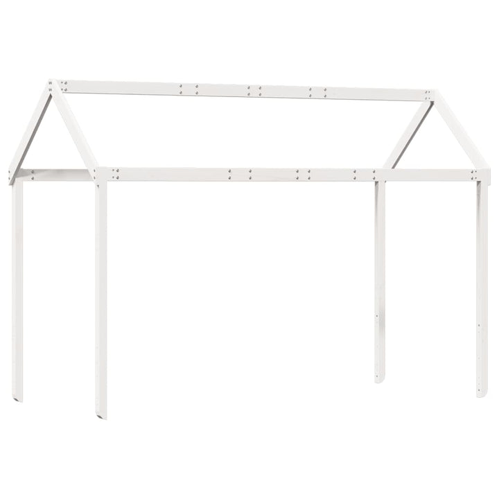 stel til husseng 207x95,5x159 cm massivt fyrretræ hvid
