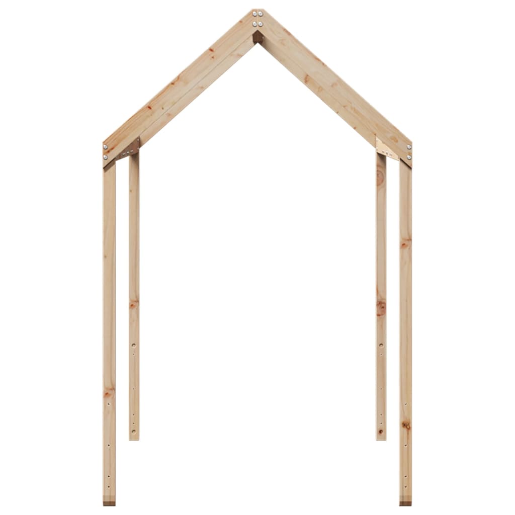 stel til husseng 207x80,5x151,5 cm massivt fyrretræ