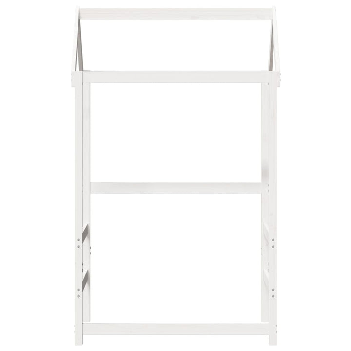 stel til husseng 118x70x176,5 cm massivt fyrretræ hvid