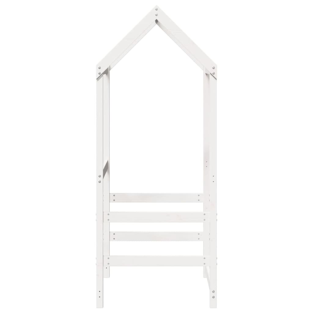 stel til husseng 118x70x176,5 cm massivt fyrretræ hvid