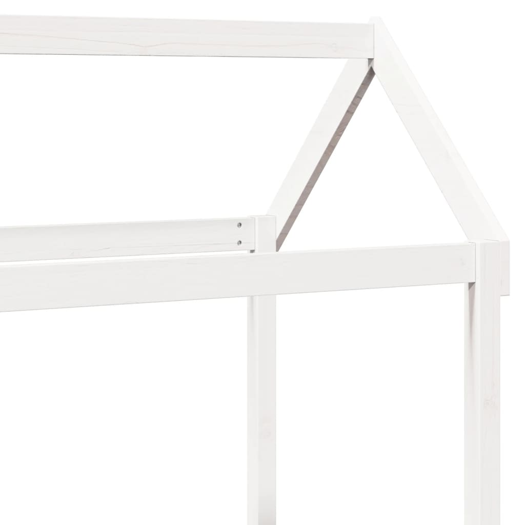 stel til husseng 118x70x176,5 cm massivt fyrretræ hvid