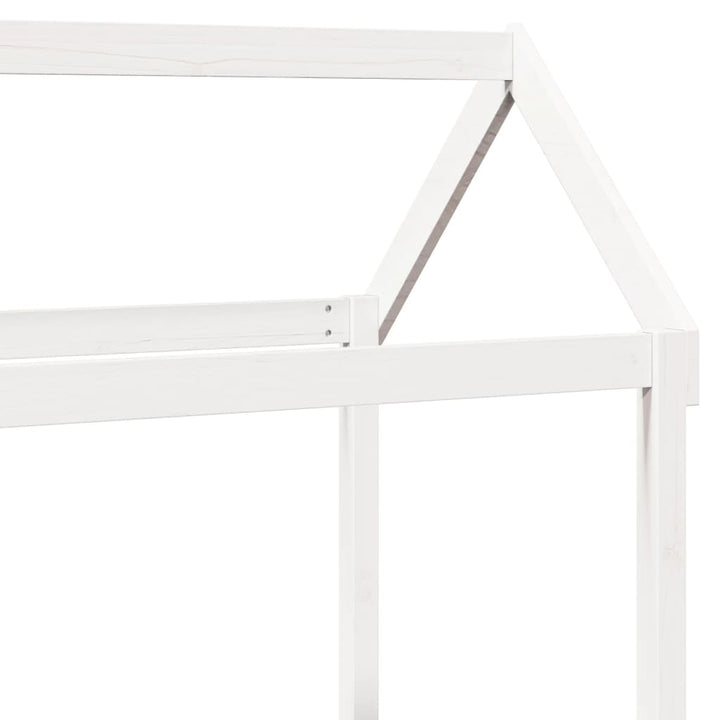 stel til husseng 118x70x176,5 cm massivt fyrretræ hvid