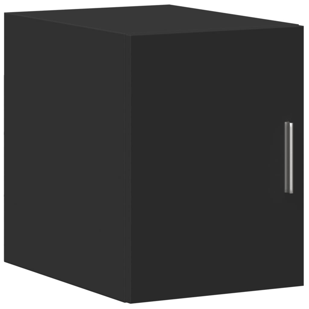 skab 30x42,5x225 cm smalt konstrueret træ sort