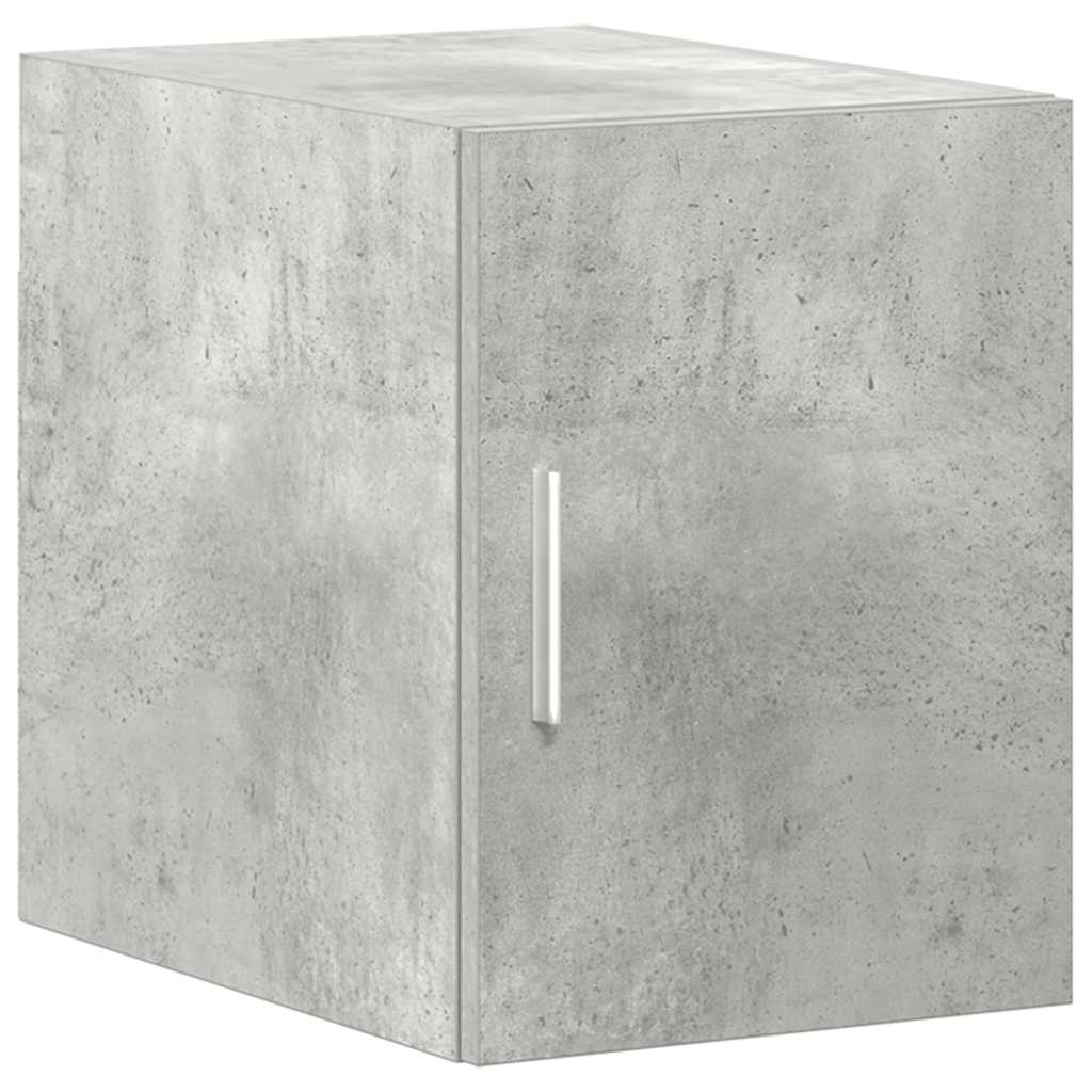 skab 30x42,5x225 cm smalt konstrueret træ betongrå