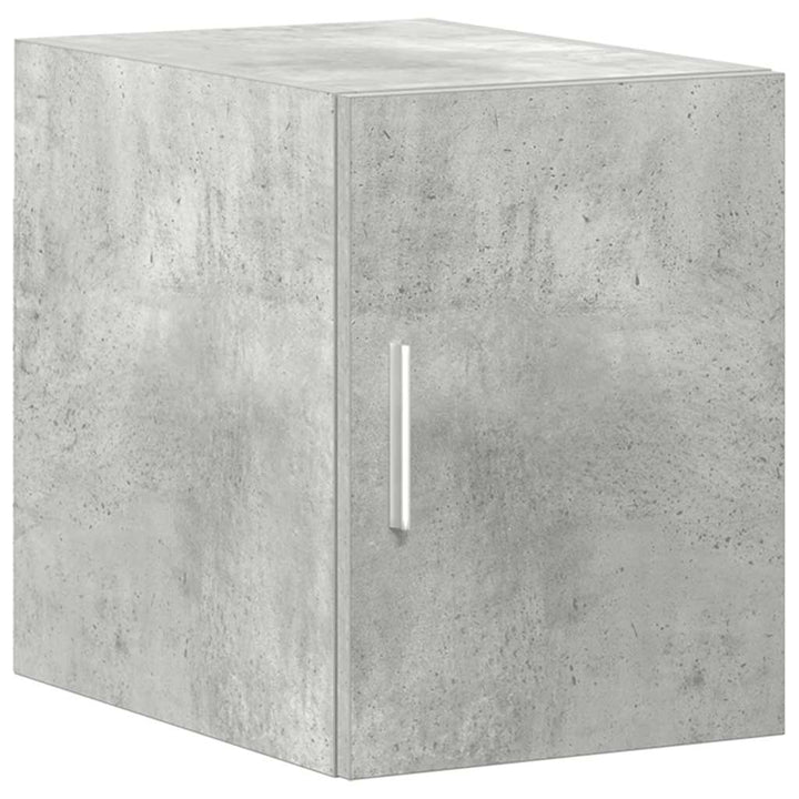 skab 30x42,5x225 cm smalt konstrueret træ betongrå