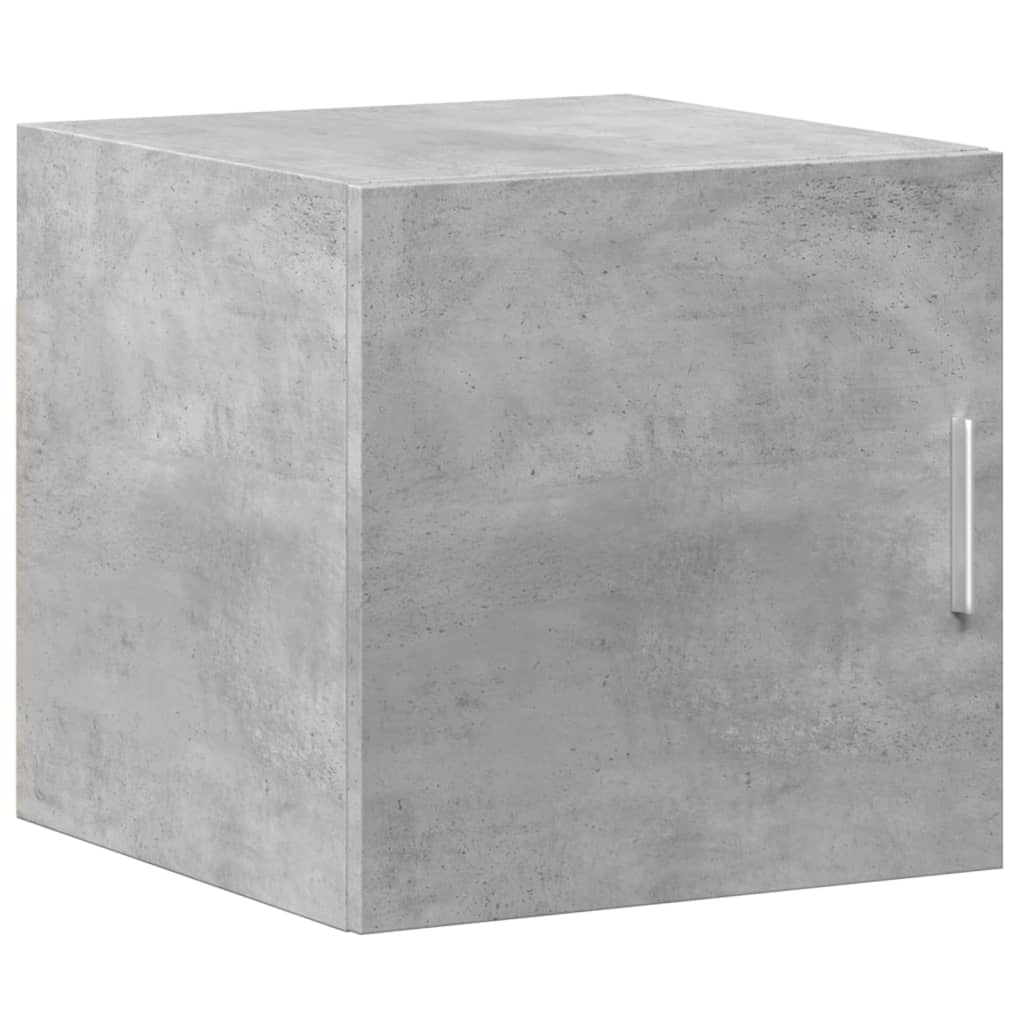 skab 40x42,5x225 cm smalt konstrueret træ betongrå