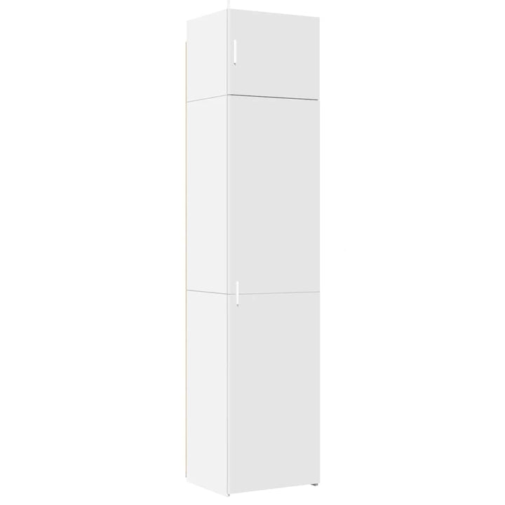 skab 50x42,5x225 cm smalt konstrueret træ hvid