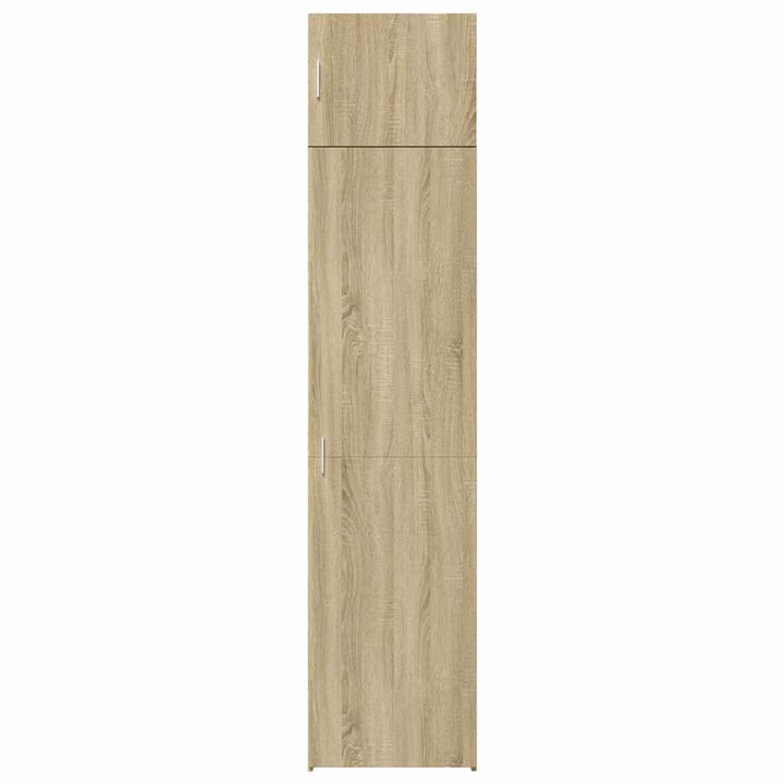 skab 50x42,5x225 cm smalt konstrueret træ sonoma-eg